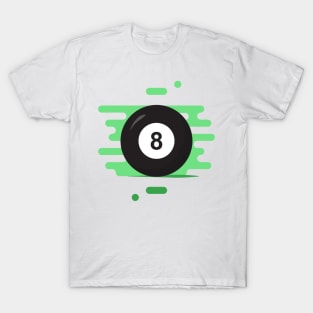 Black Billiard Ball T-Shirt